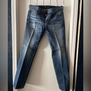 Big Star Men's Dark Blue Straight Jeans